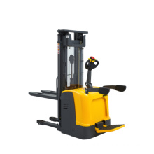 Xilin 1500kg 3300lbs 1.5tonne Stand On Electric Stacker With Overall Forks